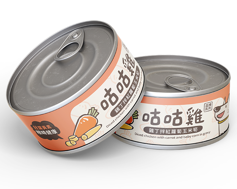 咕咕雞 滋補系列  無穀犬罐  80g