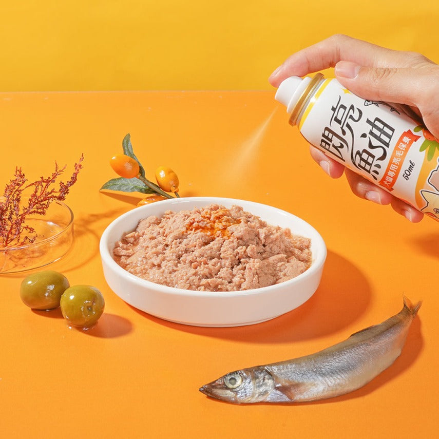 LitoMon怪獸部落 閃亮魚油 50ml 吃的護髮油 犬貓適用