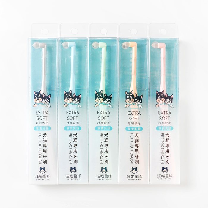 DogCatStar汪喵星球 犬貓專用牙刷 細軟毛