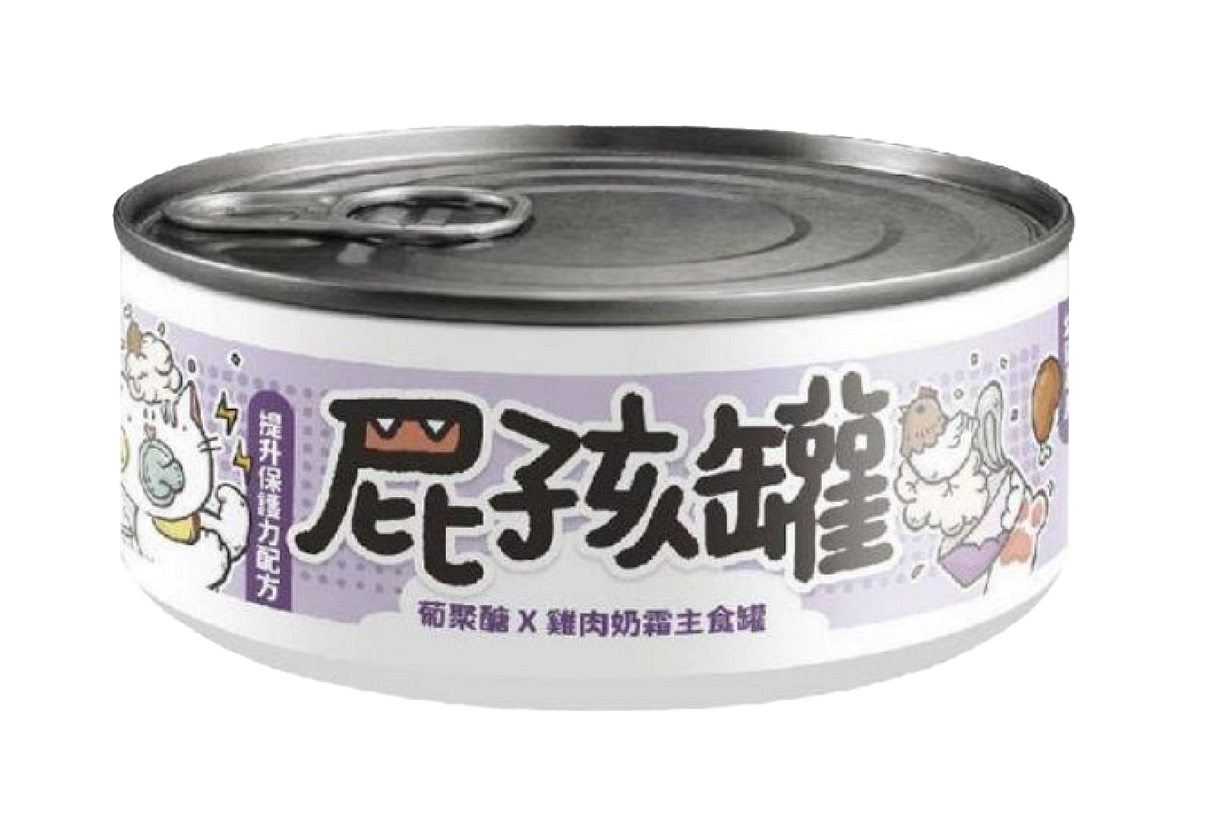 nu4PET陪心寵糧 屁孩罐 幼貓專用 貓主食罐 貓罐 80g 台灣製造