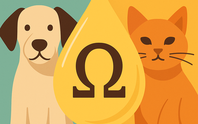 Omega脂肪酸平衡的重要性：狗貓健康的關鍵營養比例