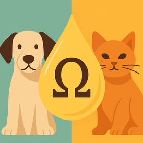 Omega脂肪酸平衡的重要性：狗貓健康的關鍵營養比例