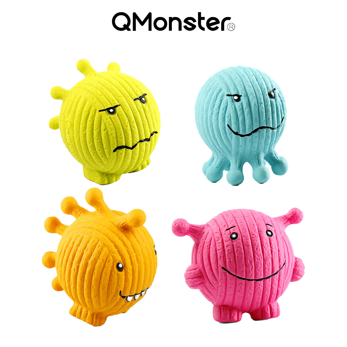 Q-MONSTER 小怪獸家族 耐咬 發聲玩具