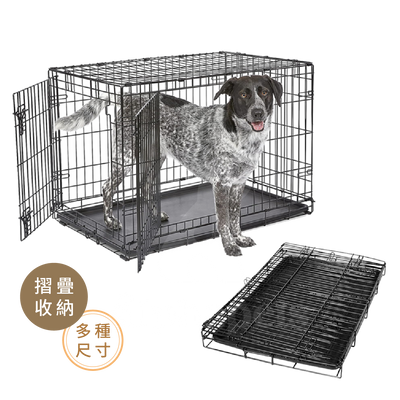 摺疊式寵物籠 狗籠 貓籠 兔籠 大狗籠 中型犬籠子 無底網不傷腳掌設計 6種尺寸