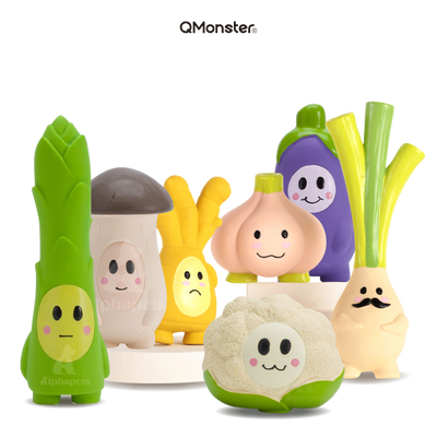 Q-MONSTER 薑蔥蒜家族 小小蔬菜家族 發聲玩具