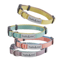 tails&me 尾巴與我 經典尼龍帶項圈 For Cat貓系列 雙色寵物項圈