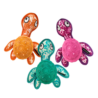 Q-MONSTER 橡膠漏食海龜玩具 烏龜玩具 磨牙玩具