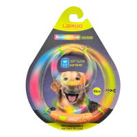 LaRoo 萊諾 F20 PLUS 寵物彩虹發光項圈 防水 可切換發光模式