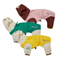 UNMIXED 拼色系列 寵物四腳雨衣 6種尺寸