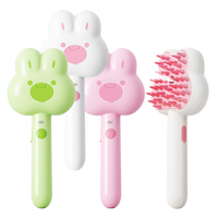 AIWO 艾窩 小兔噴霧寵物梳 防靜電集毛寵物梳 充電式 附免洗精華液 3色