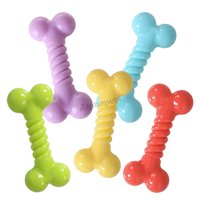 Q-MONSTER 糖果色骨頭 耐咬玩具 狗玩具 5色