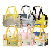 UNMIXED 拼色系列寵物外出包 可展開式提袋 6色