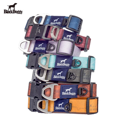 BlackDoggy 等高線寵物外出防水項圈 / 牽繩