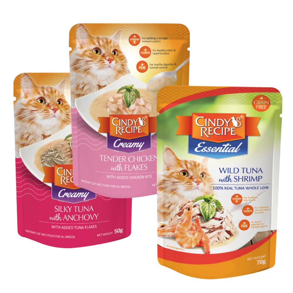 Cindy'sRecipe辛迪斯 全齡貓慕斯餐包 無穀 貓餐包 貓點心 50g / 70g