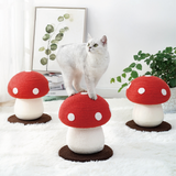 紅蘑菇貓爬架 貓跳台 貓抓柱
