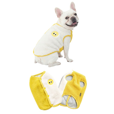 PETTRIP 笑臉開襟棉馬甲