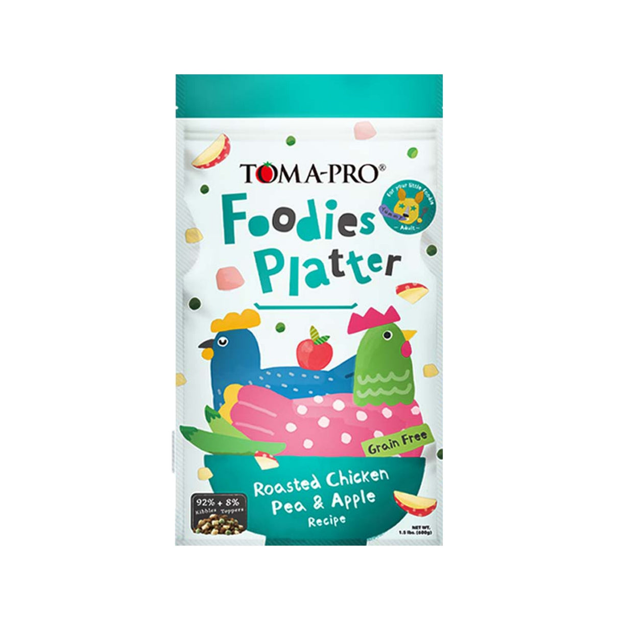 優格 吃貨拼盤(犬) 鄉村羊肉佐蘋果 / 經典烤嫩雞佐蘋果 / 老饕海陸佐蘋果 1.5LB 4LB