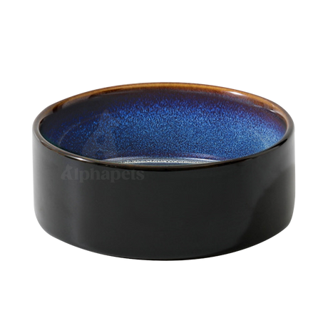 木架 / 黑鐵架星空陶瓷碗 寵物陶瓷碗 2種尺寸