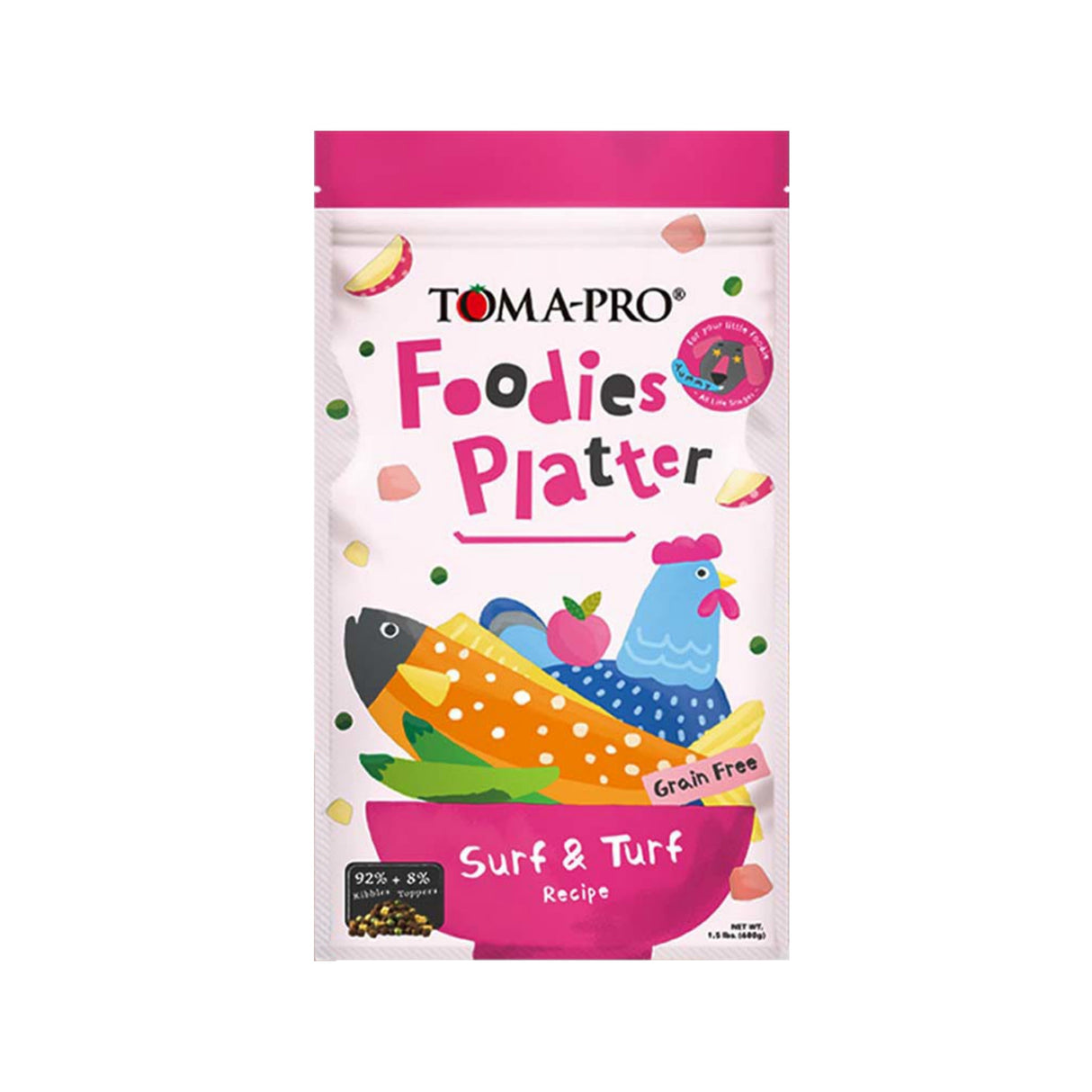 優格 吃貨拼盤(犬) 鄉村羊肉佐蘋果 / 經典烤嫩雞佐蘋果 / 老饕海陸佐蘋果 1.5LB 4LB