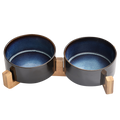 木架星空陶瓷碗 雙碗組 / 15 cm
