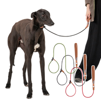 HIDREAM 啵啵系列 寵物皮革手柄一體牽繩 寵物牽繩