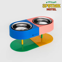 SPUTNIK 10TH YEAR︱增高防蟻碗 - 粉色 - 藍色