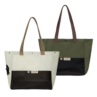 HIDREAM 拼色單肩寵物外出托特包 外出背包 2色