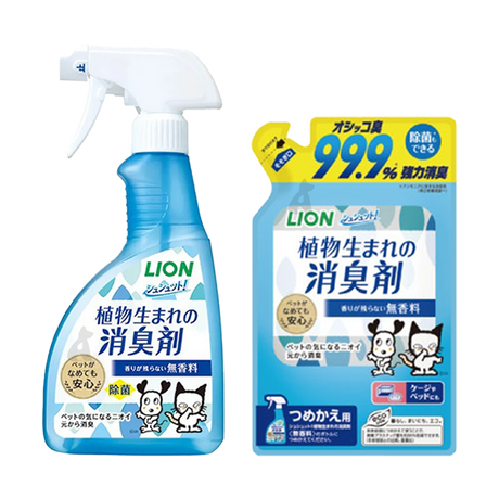 LION日本獅王 空間除臭系列 抗菌除臭噴霧 / 補充包 400ml