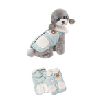 PETTRIP 寵物毛領口袋上開棉馬甲