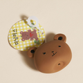 韓國MEANING 乳膠玩具 咖熊熊