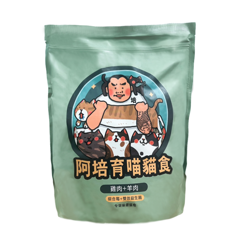 阿培育犬育喵 雞肉＋羊肉 貓飼料 2kg 包裝照片
