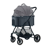 寵物推車 可折疊輕便小拉車 | 25kg承重 | 灰色