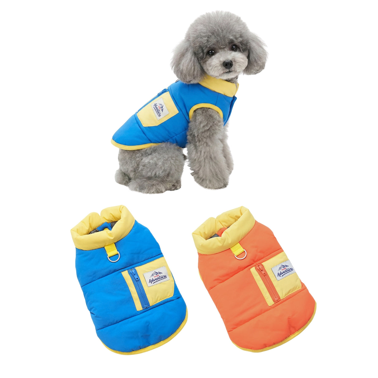 PETTRIP 拉鍊口袋棉馬甲