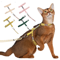 HIDREAM 啵啵系列 自由探索貓咪牽繩胸背帶組 9色