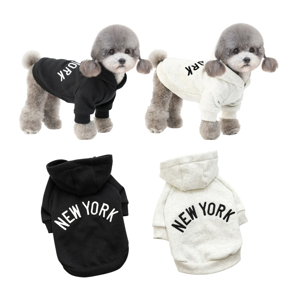 PETTRIP NEWYORK連帽兩腳衣