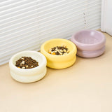 HiDREAM 甜甜圈陶瓷寵物碗 單 / 雙層 3色