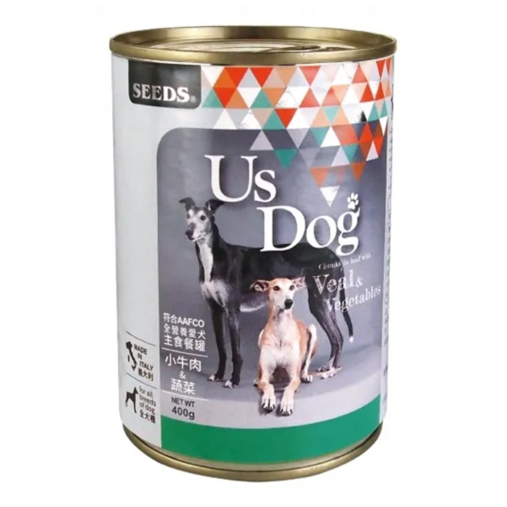 SEEDS 惜時 Us Dog 義大利愛犬主食罐 400g