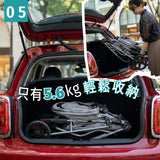 四輪單手收車寵物推車 | 15kg承重 | 灰色