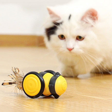 AIWO 艾窩 小蜜蜂寵物玩具車 逗貓玩具 貓玩具