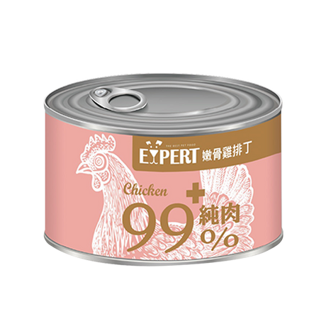 EXPERT 艾思柏 99%頂級純肉犬罐 MIT國產氣冷雞肉 165g