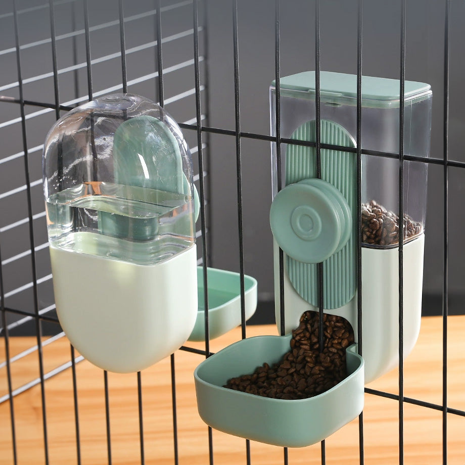 掛籠式寵物飲水器 餵食器 半自動餵食器
