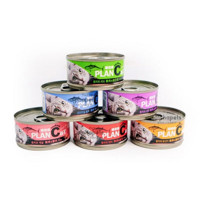 By Cat喵洽普 PLANCAT 無穀貓罐 6種口味 80g