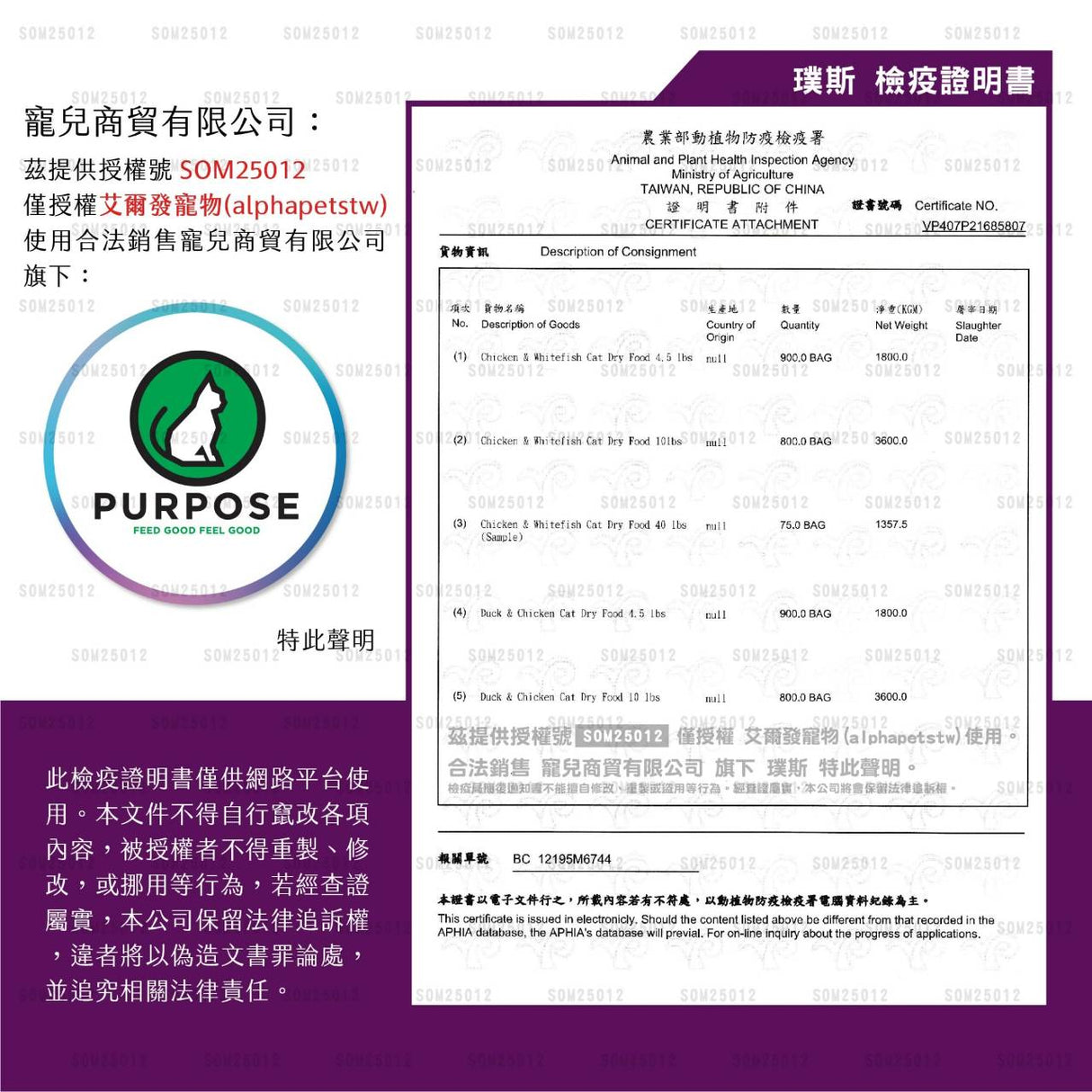 PURPOSE璞斯 無穀犬糧 250g / 2kg / 4.5kg