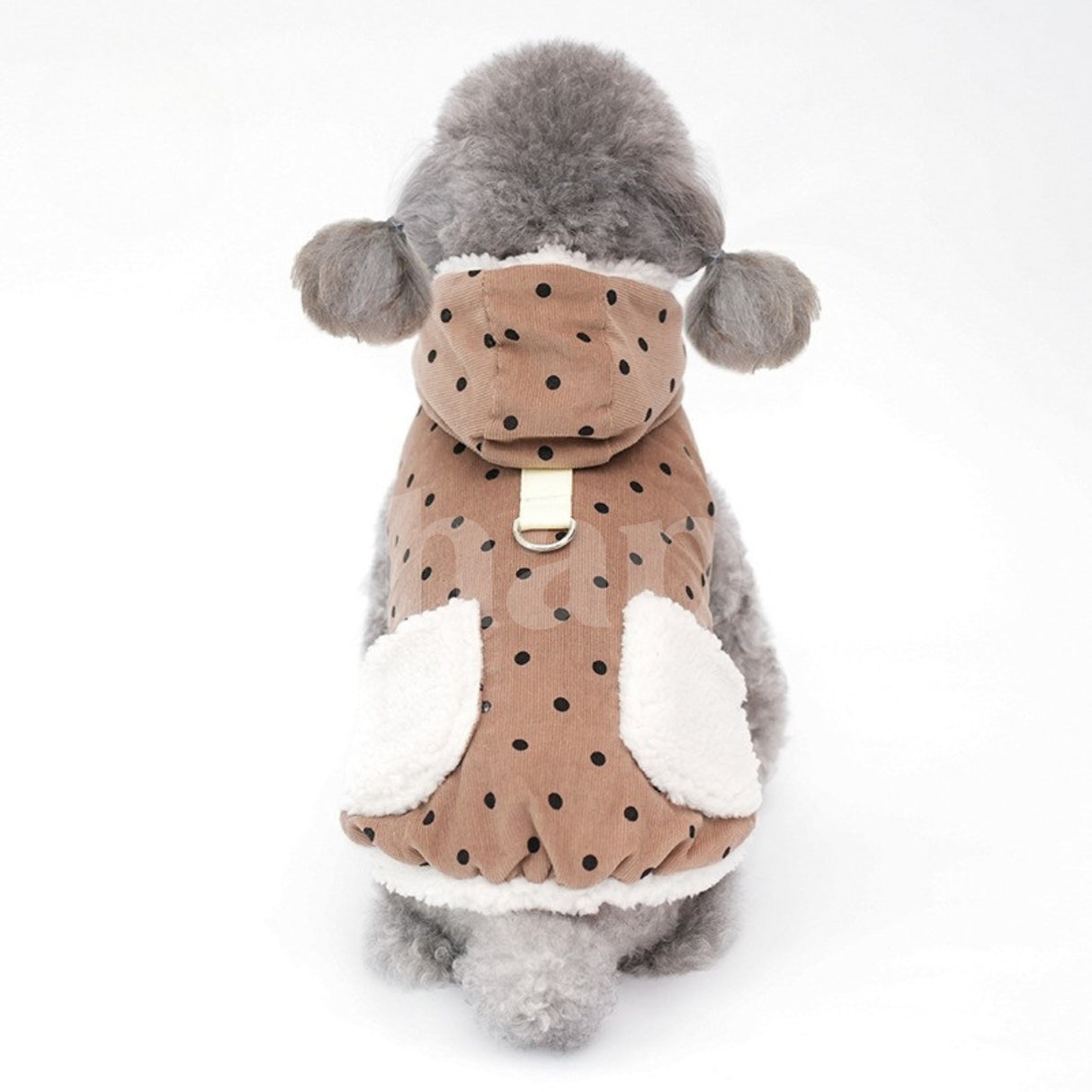 PETTRIP 圓點燈芯絨連帽棉衣