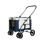 分離式大空間寵物推車 | 20kg承重 | 藍色