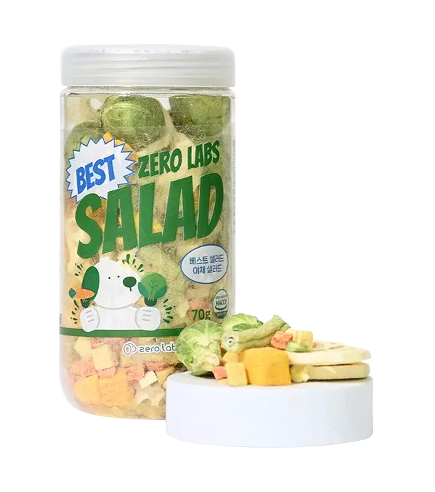 ZERO LABS 蛋黃凍乾 / 鮭魚蛋黃凍乾 / 蔬果沙拉凍乾 犬貓零食 60g / 70g