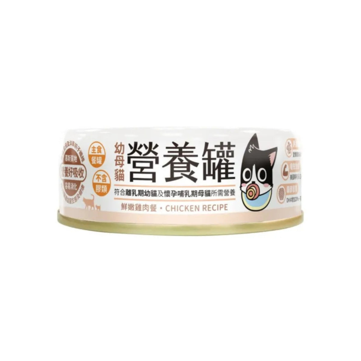 DogCatStar汪喵星球 幼母貓98%營養無膠主食罐 80g
