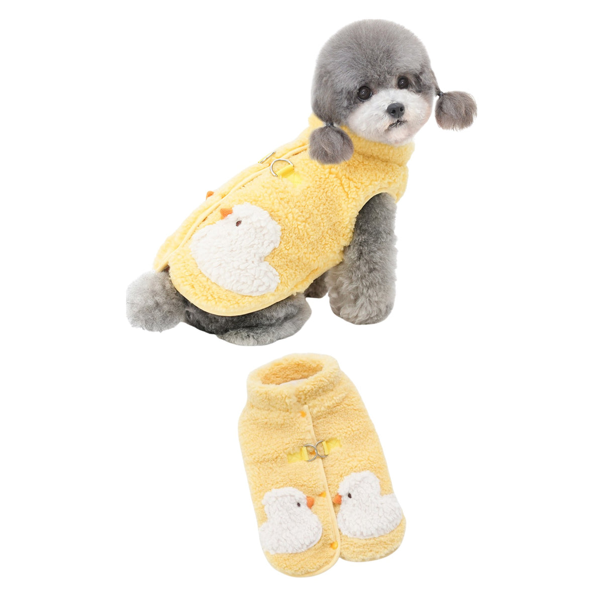 PETTRIP 小鴨開襟棉馬甲