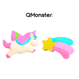 Q-MONSTER 夢幻少女風系列 寵物啃咬發聲玩具 狗狗玩具 2款 獨角獸 迷你流星