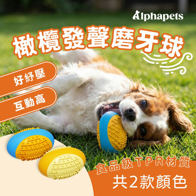 AIWO艾窩 橄欖發聲磨牙球（大）